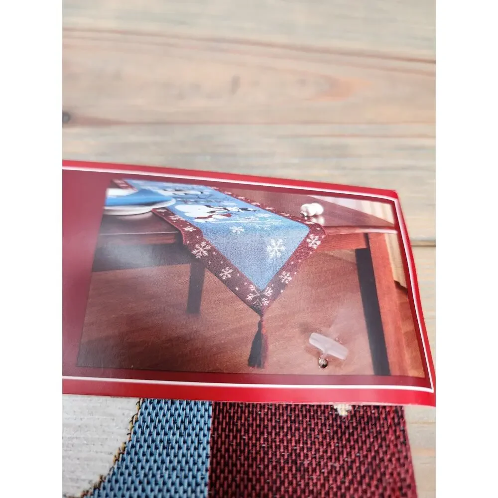 Snowmen Winter Table Runner 72